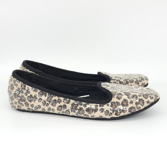 Betsey Johnson Leopard Slippers Womens Estimated Size 6 Based On Measurements - Picture 5 of 16